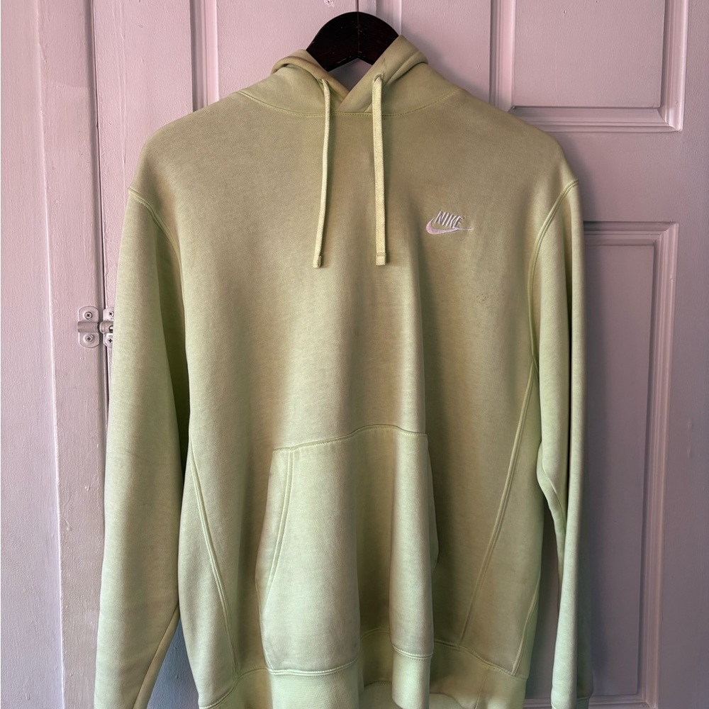 Nike Men's Light Green Hoodie